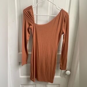 Revolve Lovers + Friends Mini Dress Size Small Burnt Orange